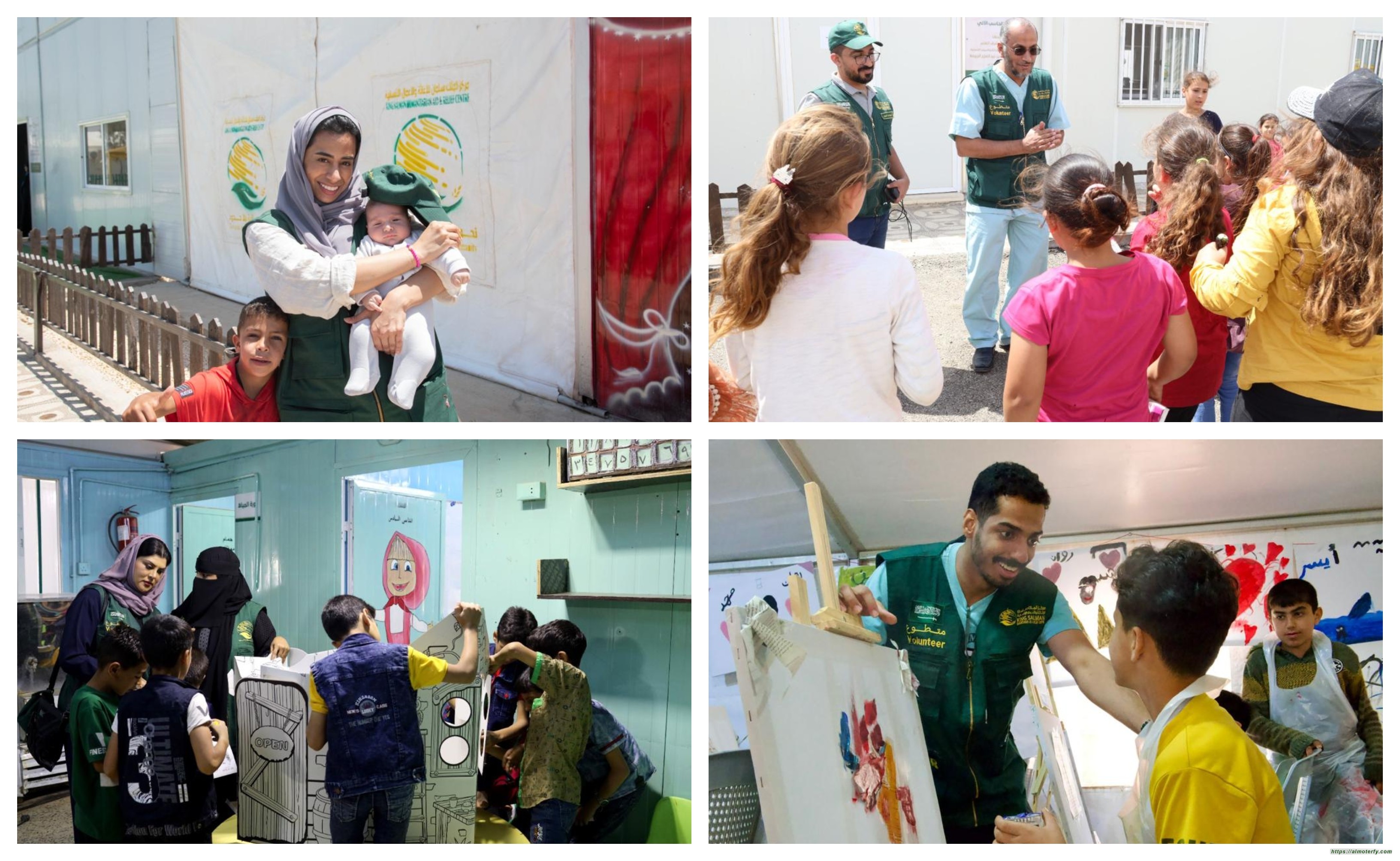 مركز الملك سلمان للإغاثة يواصل البرنامج التطوعي الثامن والتاسع في مخيم الزعتري