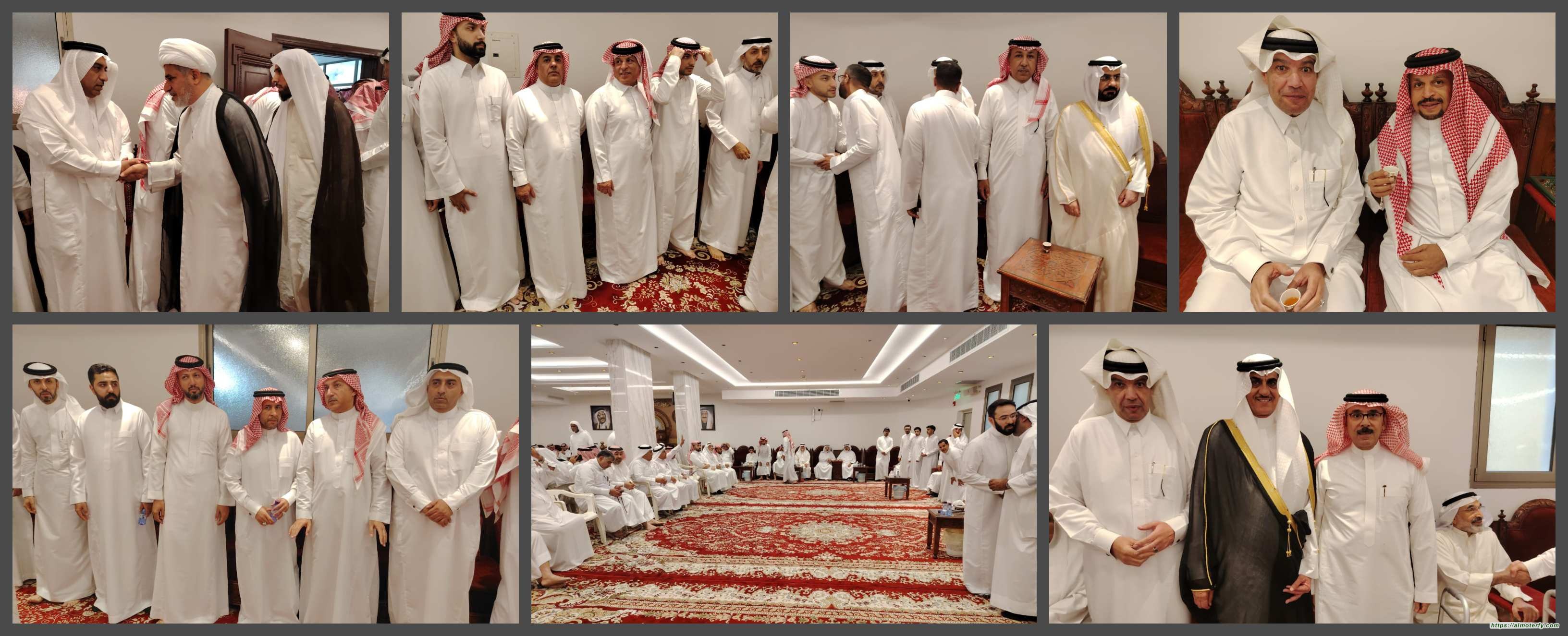 أسرة الملاء بالأحساء تستقبل المعزين في فقيدهم عميد الاسرة