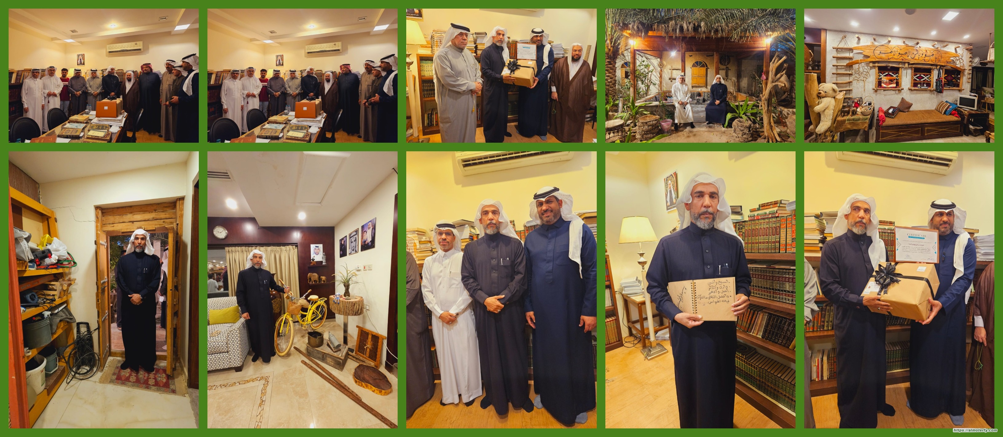 النورس الثقاقي يزور مكتبة الشيخ البوشاجع