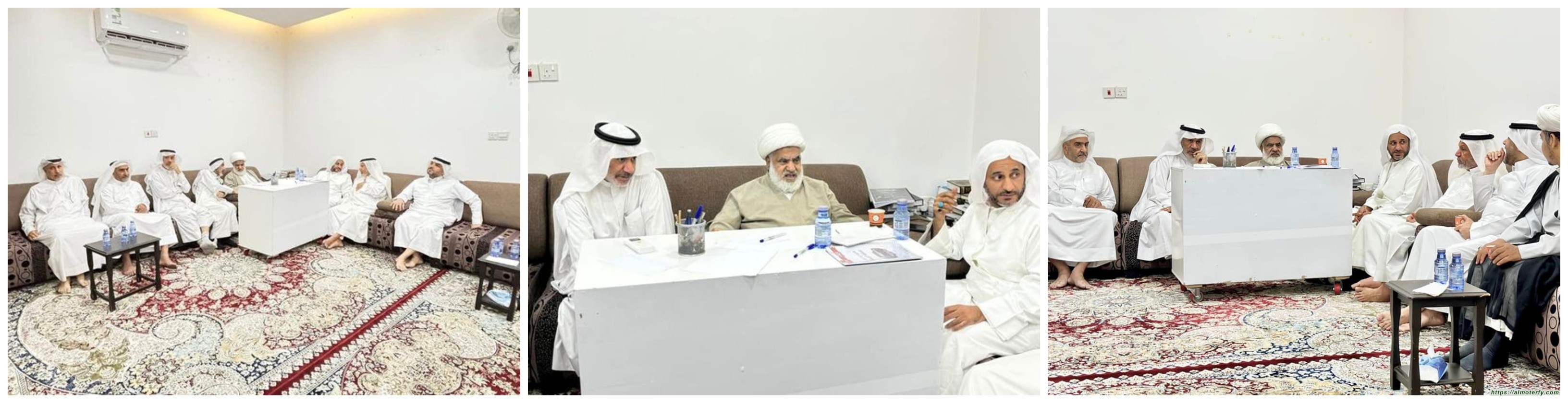 بر الفيصلية في زيارة لسماحة الشيخ علي الدهنين .