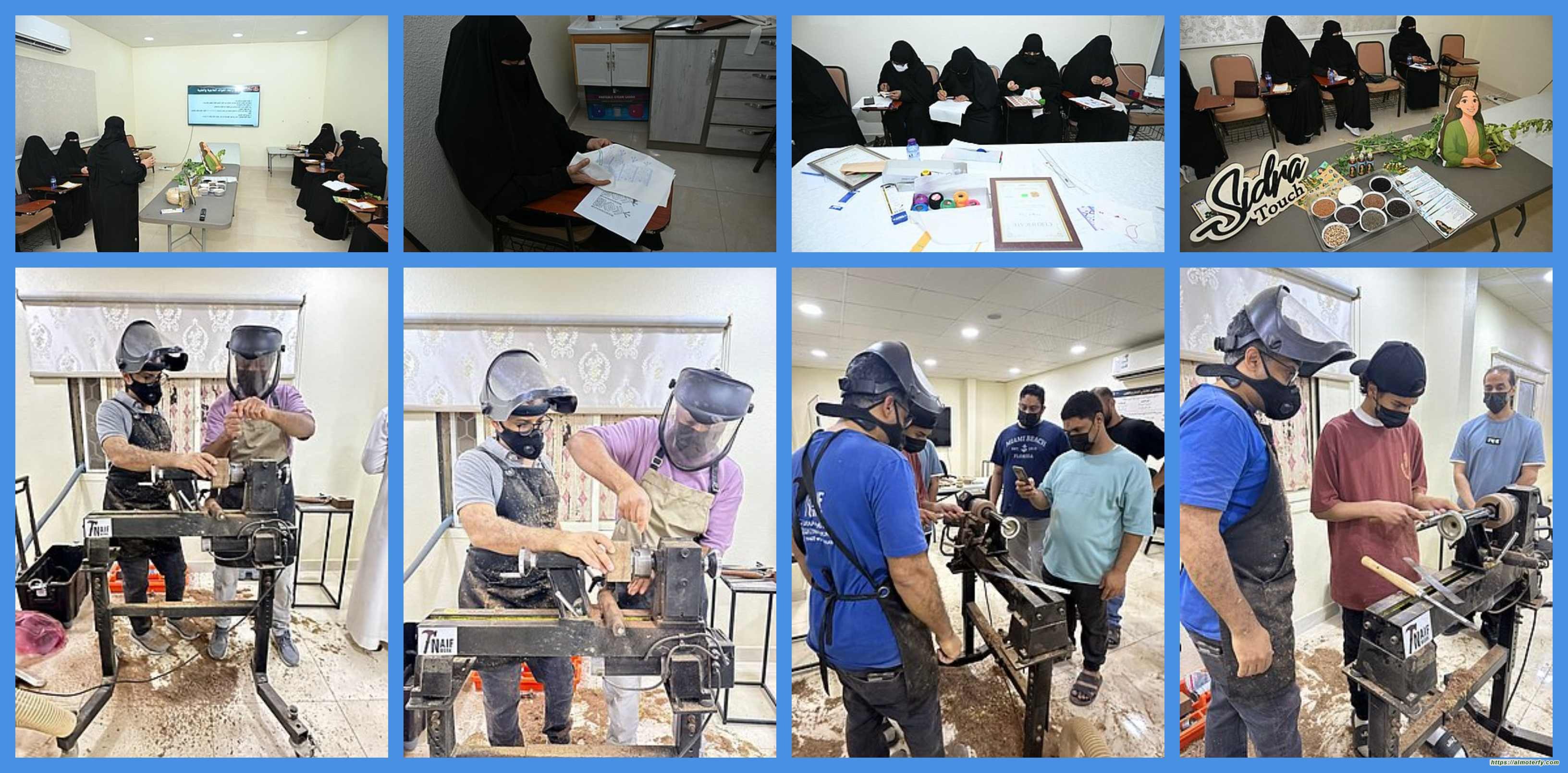 بر حي الملك فهد يختتم برنامج روزنة الحرفيين