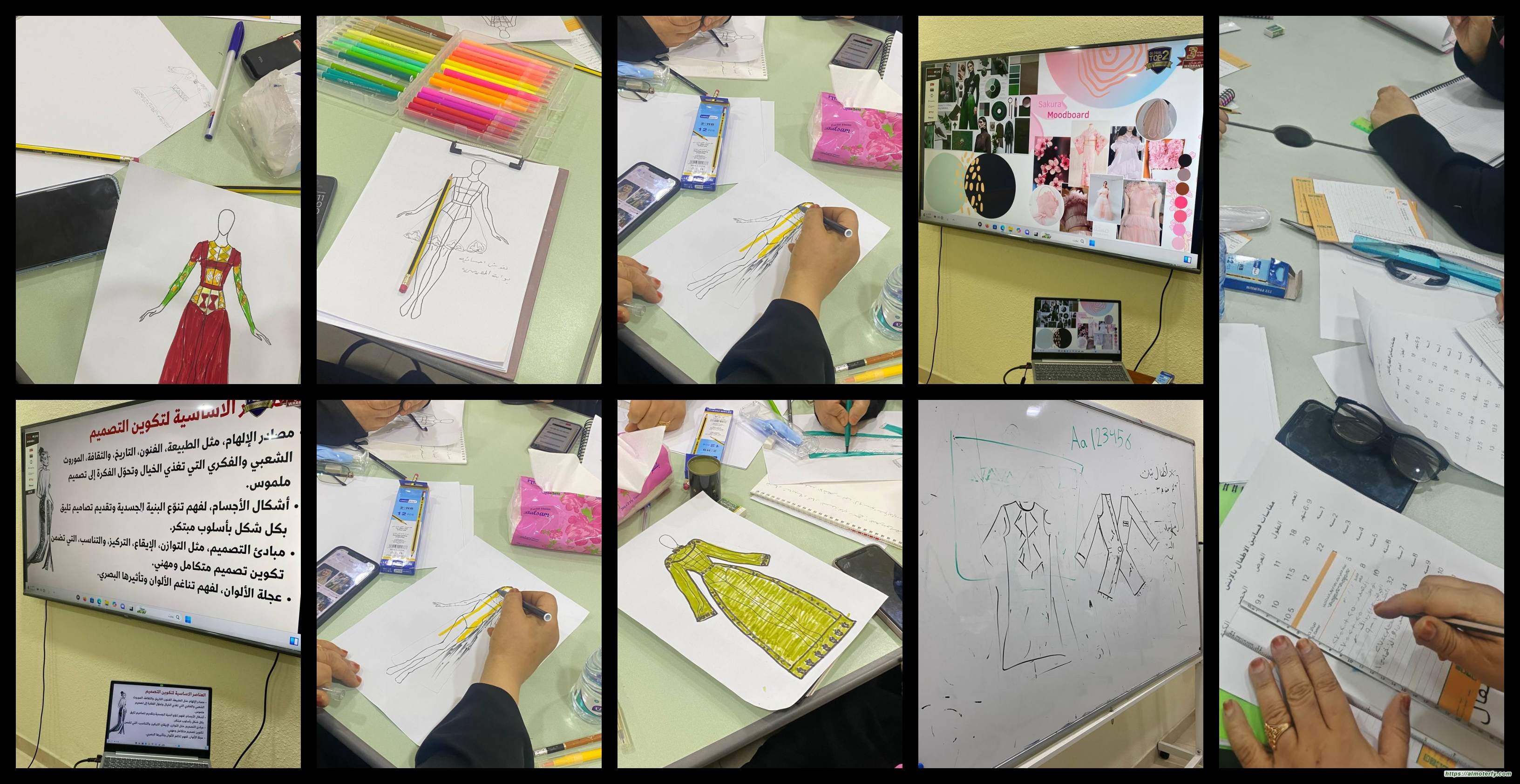 مشروع أصالة الملبس في مركز برحي الملك فهد.