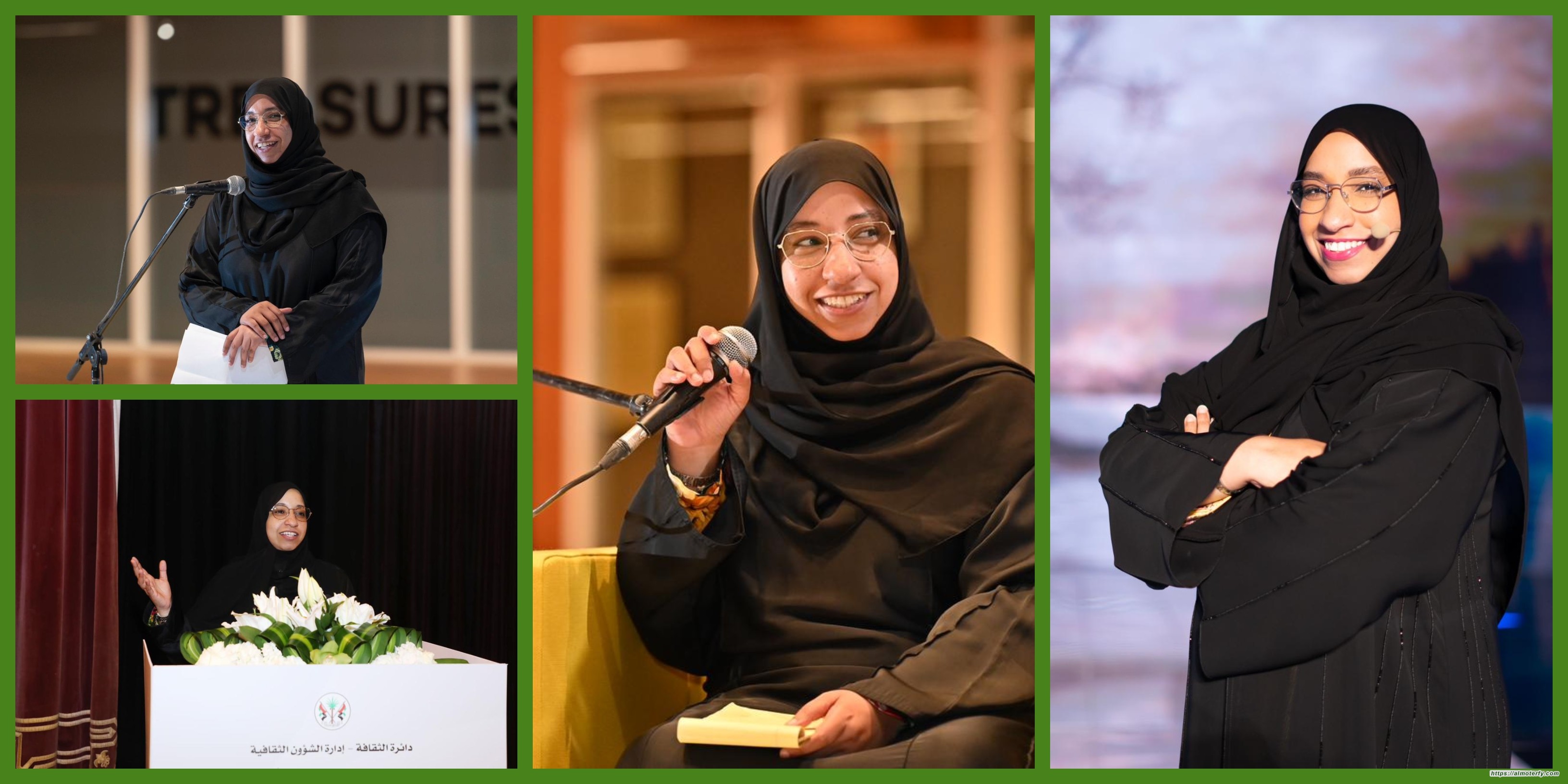 الشاعرة الاماراتية نجاة الظاهري :  أنا مفتونة باللغة وبألحان وحروفها