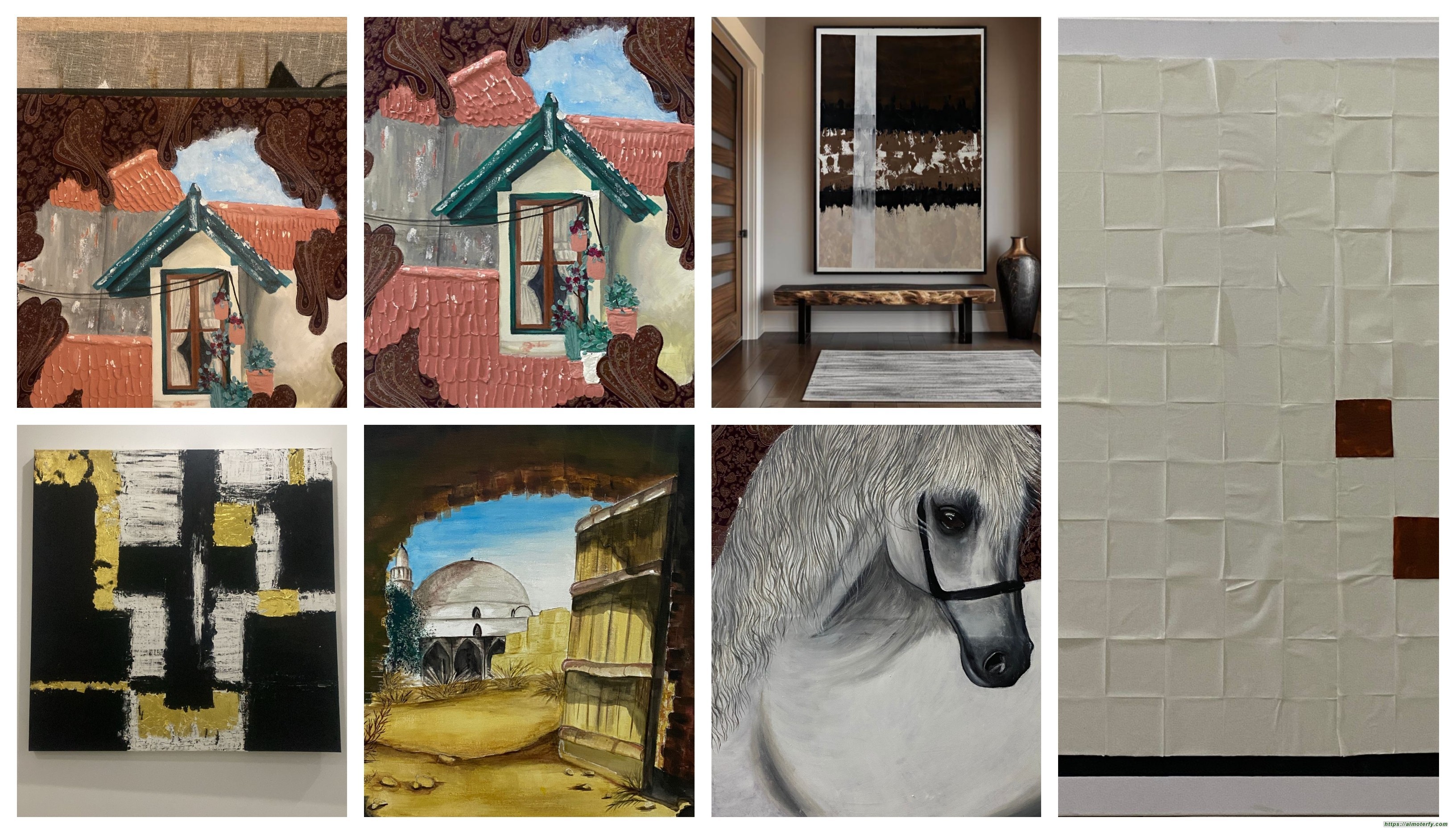 فنانة تشكيلية وصايف الشاهين  فنانة تشكيلية تسعى لتحقيق حلمها