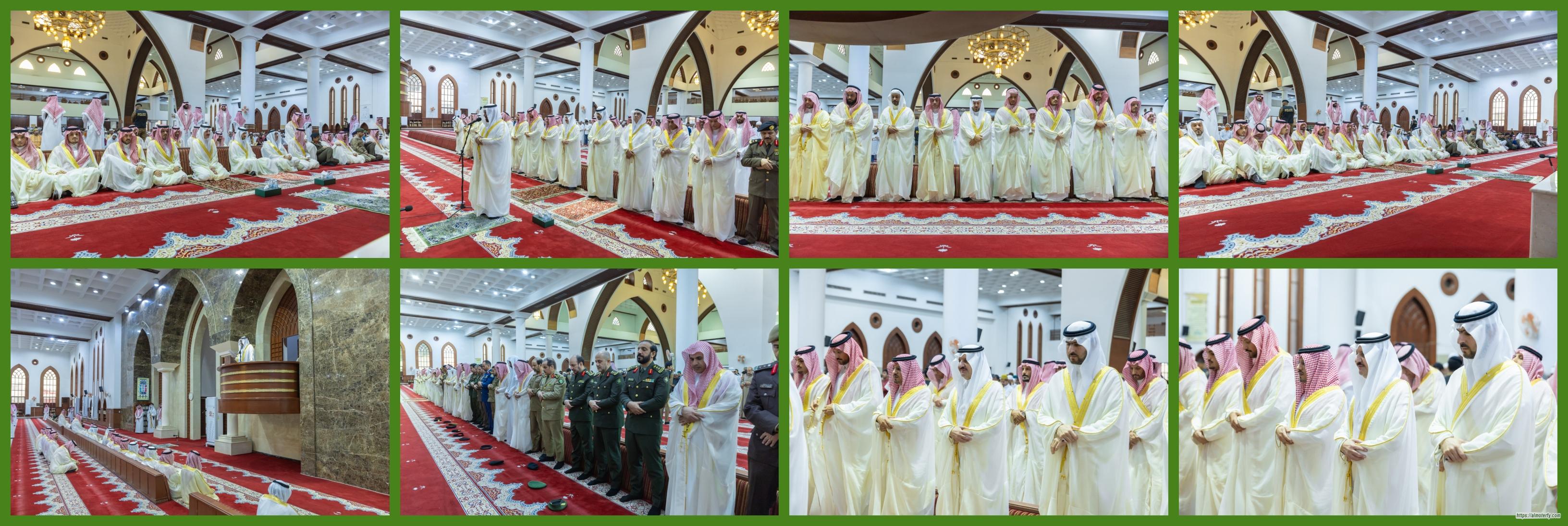 سمو أمير المنطقة الشرقية وسمو نائبه يؤديان صلاة عيد الأضحى مع جموع المصلين بالدمام