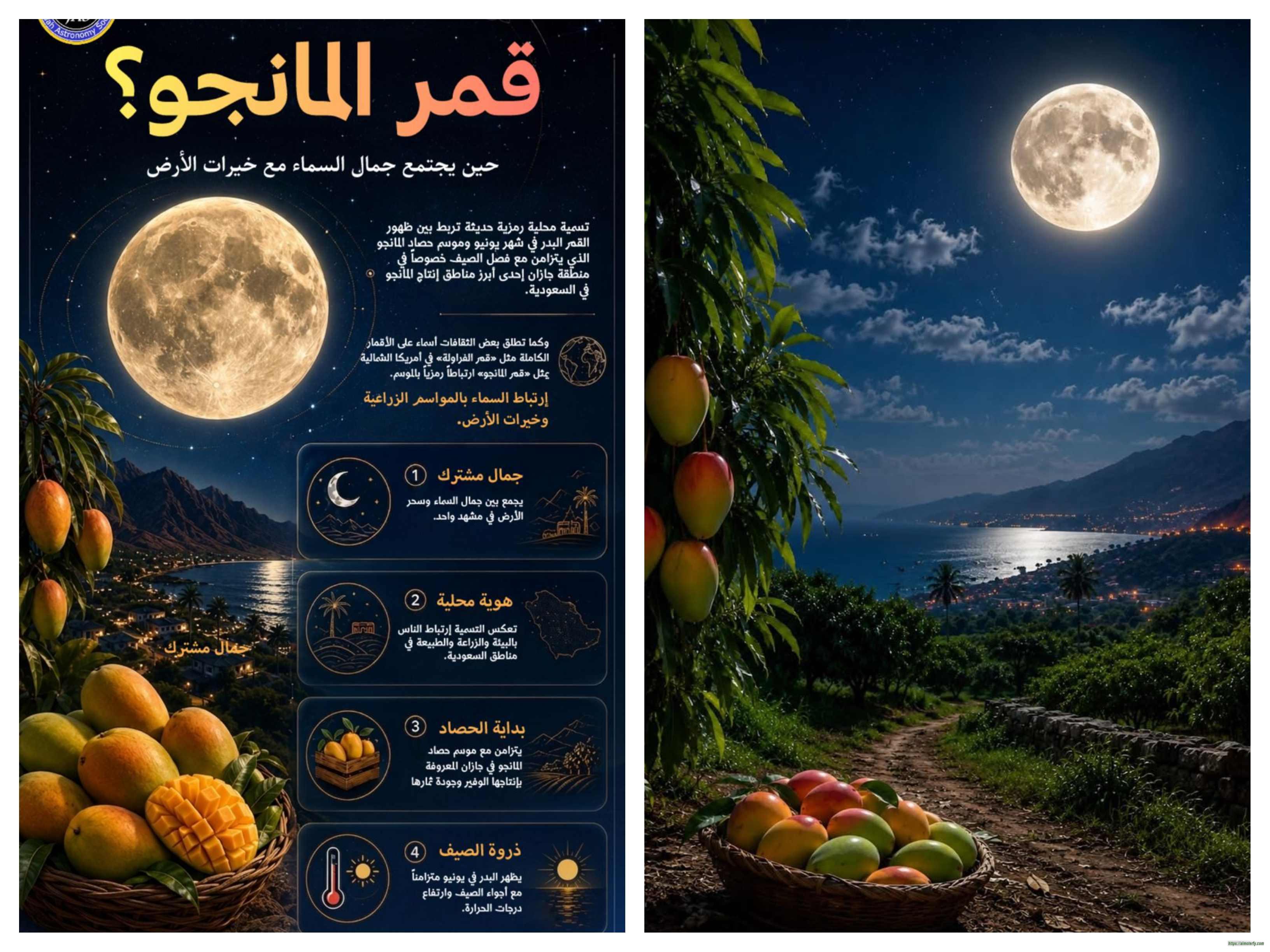 *«قمر المانجو» يضيء سماء الوطن العربي*
