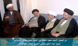 وكيل الإمام السيستاني يلتقي الكرباسي في دائرته المعرفية