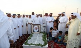 وفد من شعراء ( منتدى الينابيع الهجَرية ) يجدد العهد بالشيخ جواد الرمضان  في الذكرى السنوية