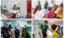 مركز الملك سلمان للإغاثة يواصل البرنامج التطوعي الثامن والتاسع في مخيم الزعتري