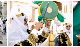 فعاليات وطنية  في احتفاء أمانة الاحساء بيوم التأسيس