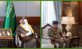 سمو محافظ الأحساء يستقبل مدير الدفاع المدني بالمحافظة