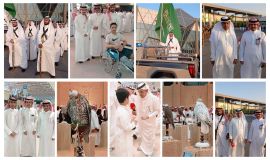 نادي أثر الثقافي بالأحساء يزور معرض الصقور والصيد السعودي الدولي 2026
