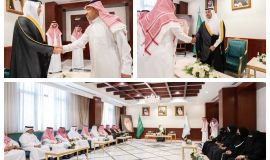 سمو محافظ الأحساء يستقبل منسوبي المحافظة المهنئين بعيد الأضحى