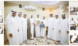 إدارة مهرجان الزواج الجماعي تهنئ المتزوجين من إدارتها بزفافهم