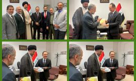وفد الجامعة العالمية يلتقي الملحق الثقافي العراقي في لندن
