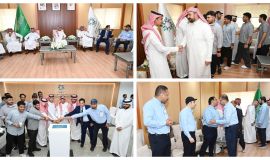 *تقنية الأحساء تقيم حفل معايدة لمنسوبيها والمتدربين بمناسبة عيد الفطر 1447 هـ*