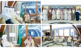 سمو أمير المنطقة الشرقية يستقبل رئيس مجلس إدارة جمعية " رعاية " لتيسير الزواج ورعاية الأسرة بالأحساء