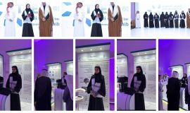 حوار صحفي مع الطالبة طيف آل شراع الفائزة بالميدالية البرونزية في معرض الابتكار والاختراع السعودي