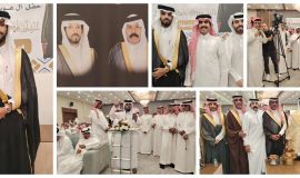 عبدالله بن مدهش ال عويد عريسا في قاعة الهدا بالأحساء
