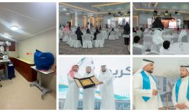 د. " عواجي " يدشن  "عيادة عين لطب العيون المتنقلة" بدعم من أوقاف نورة الملاحي (تنفذها جمعية عين لطب العيون )