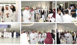 *استشاري يحذر من الأدوية الشعبية لعلاج القولون ..*  *في افتتاح المعرض التوعوي للتعريف بأمراض الأمعاء الالتهابية المزمنة بجامعي بالخبر*