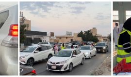 أكشاك مؤقتة لوجبات إفطار الصائمين