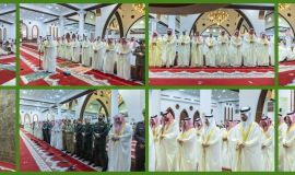 سمو أمير المنطقة الشرقية وسمو نائبه يؤديان صلاة عيد الأضحى مع جموع المصلين بالدمام