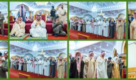 نائب أمير المنطقة الشرقية يؤدي صلاة الاستسقاء مع جموع المصلين